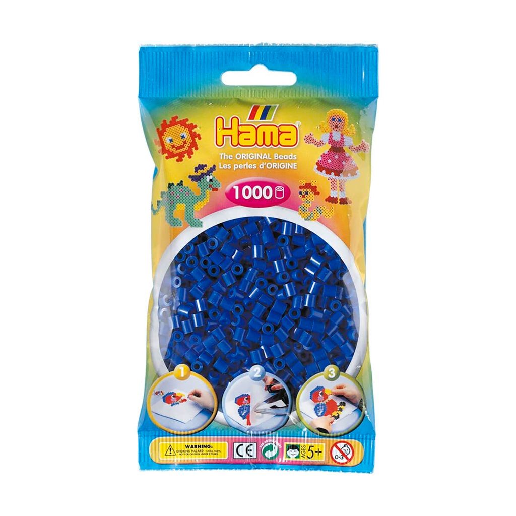 Hama Bgelperlen midi, blau, im Beutel Zdjęcie produktu 