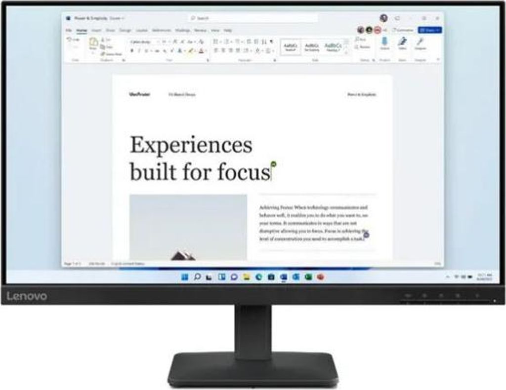 Lenovo L27-4e FHD Display 68,6 cm (27") FHD (1920 x 1080 Produktbild 