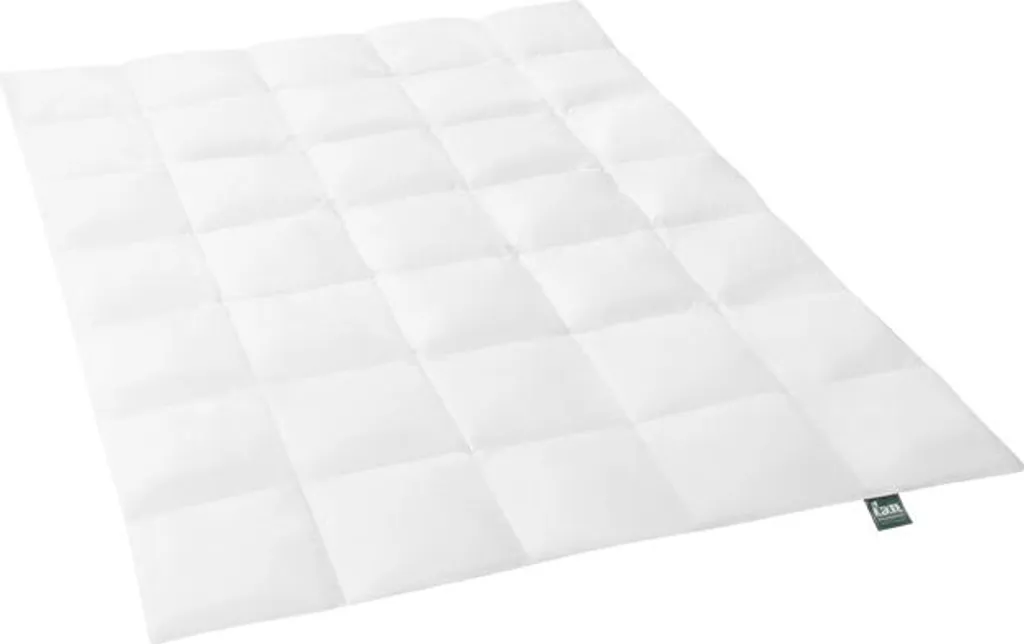 Couette de lit en duvet naturel Alaska blanc - Confort hôtelier supérieur