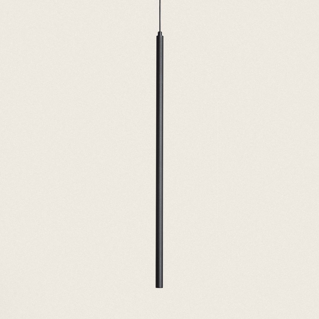 LED-Pendelleuchte 3W Aluminium Evory L Schwarz