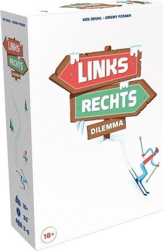 Asmodee Links-Rechts-Dilemma, Brettspiel, Party, 18 Jahr(e) Produktbild 