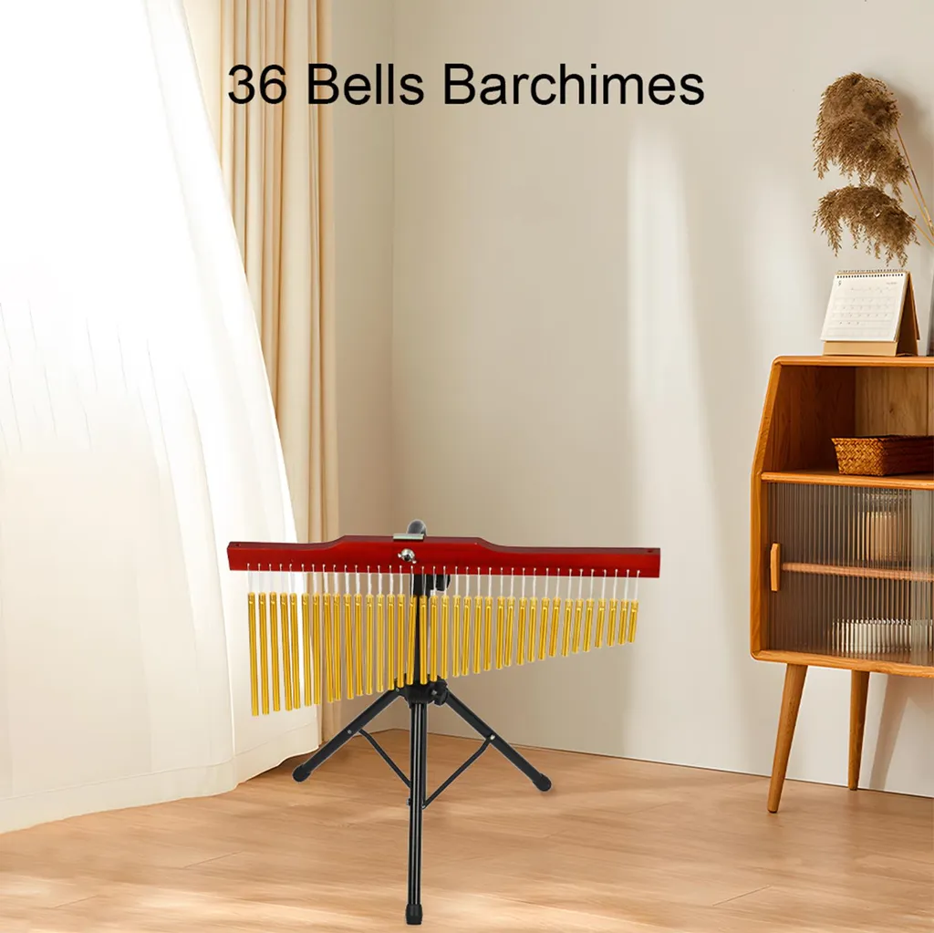 Carillon de Table 36 Barres Instrument de Percussion avec Support Solide