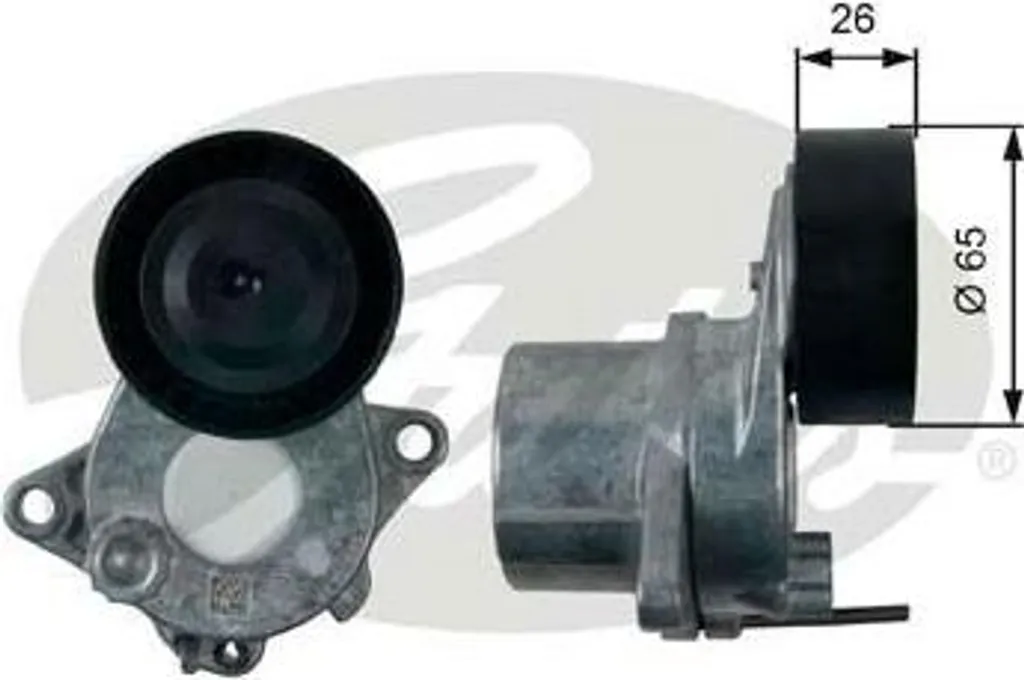 Galet tendeur robuste de courroie d'accessoire pour moteur Vito CDI
