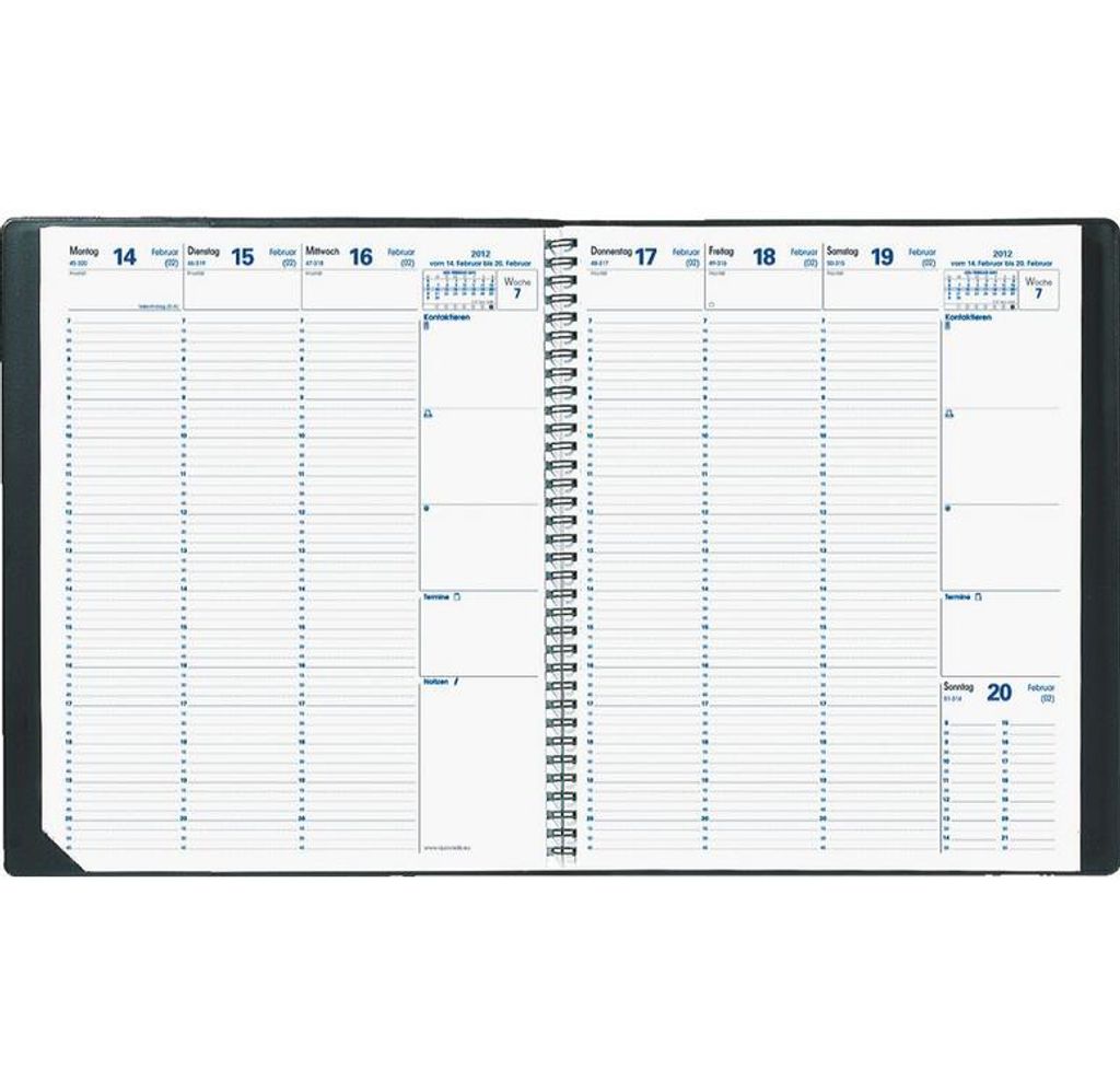 Inserto calendario Quo Vadis Eurequart 026003Q Immagine del prodotto 