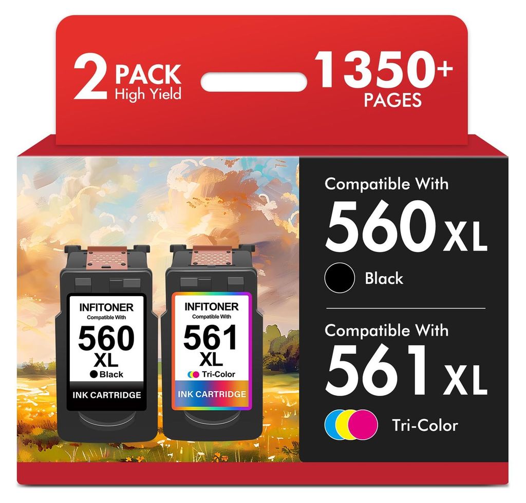 560 561 Patronen XL 560XL 561XL für Canon Druckerpatronen Produktbild 