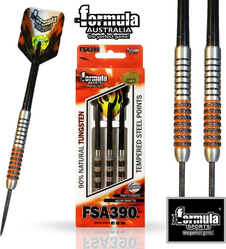 Fléchettes 90% tungstène 18g de haute précision avec ailettes slim