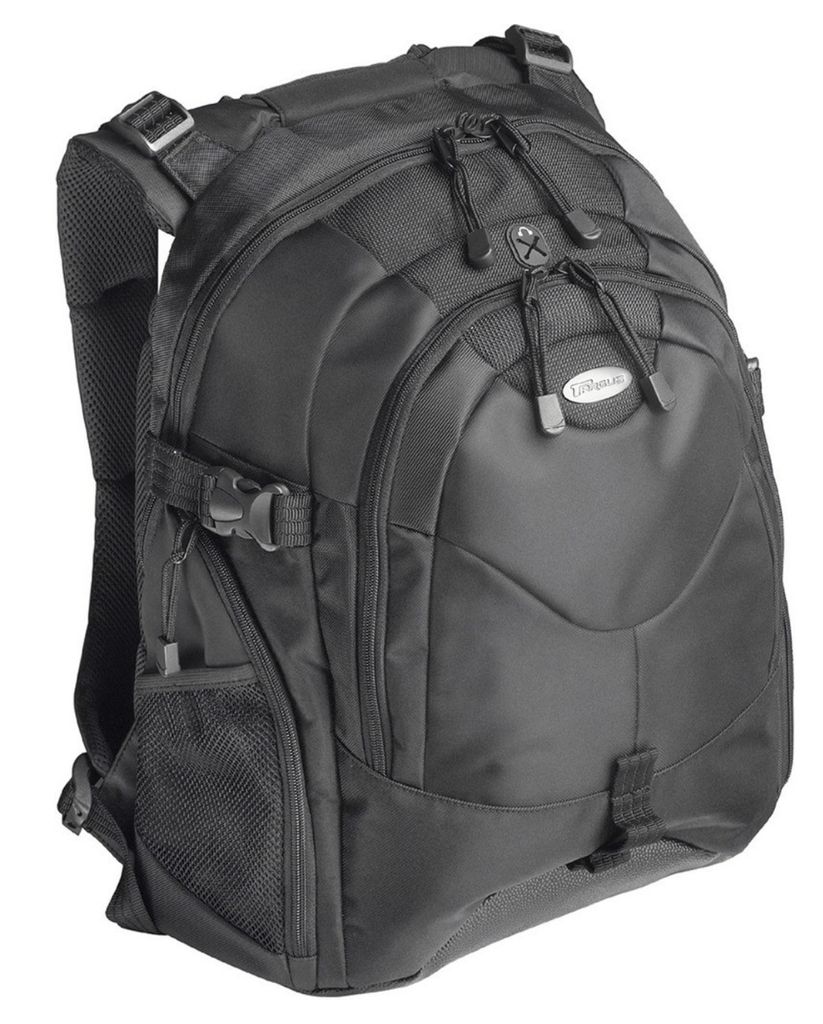 Targus Campus Notebook Backpac, Schwarz, 391.2 mm (15.4 "), Produktbild 