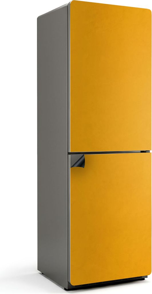 Hellorange Farbe – Magnetische Kühlschrank Abdeckung – Dekorfolie magnetisch Küche – Kühlschrank Magnet Deko – selbstklebende Magnettafe...