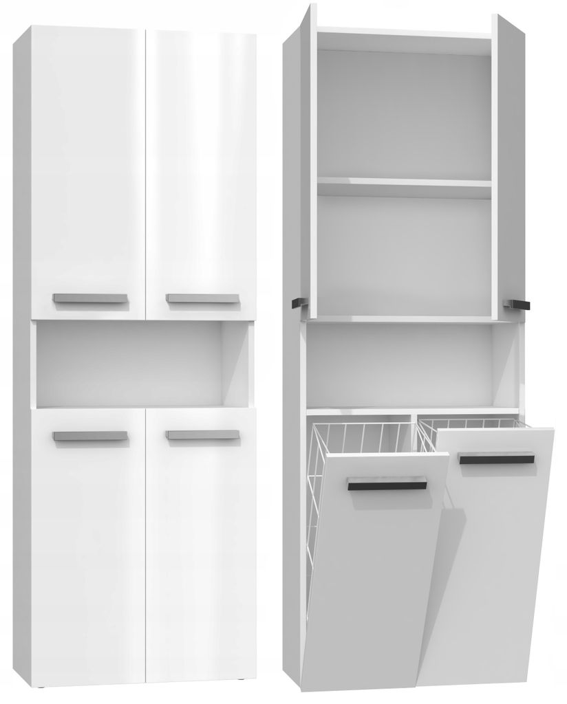 Top E Shop NEL 2K DK BPO bathroom storage cabinet White Obrázek produktu 