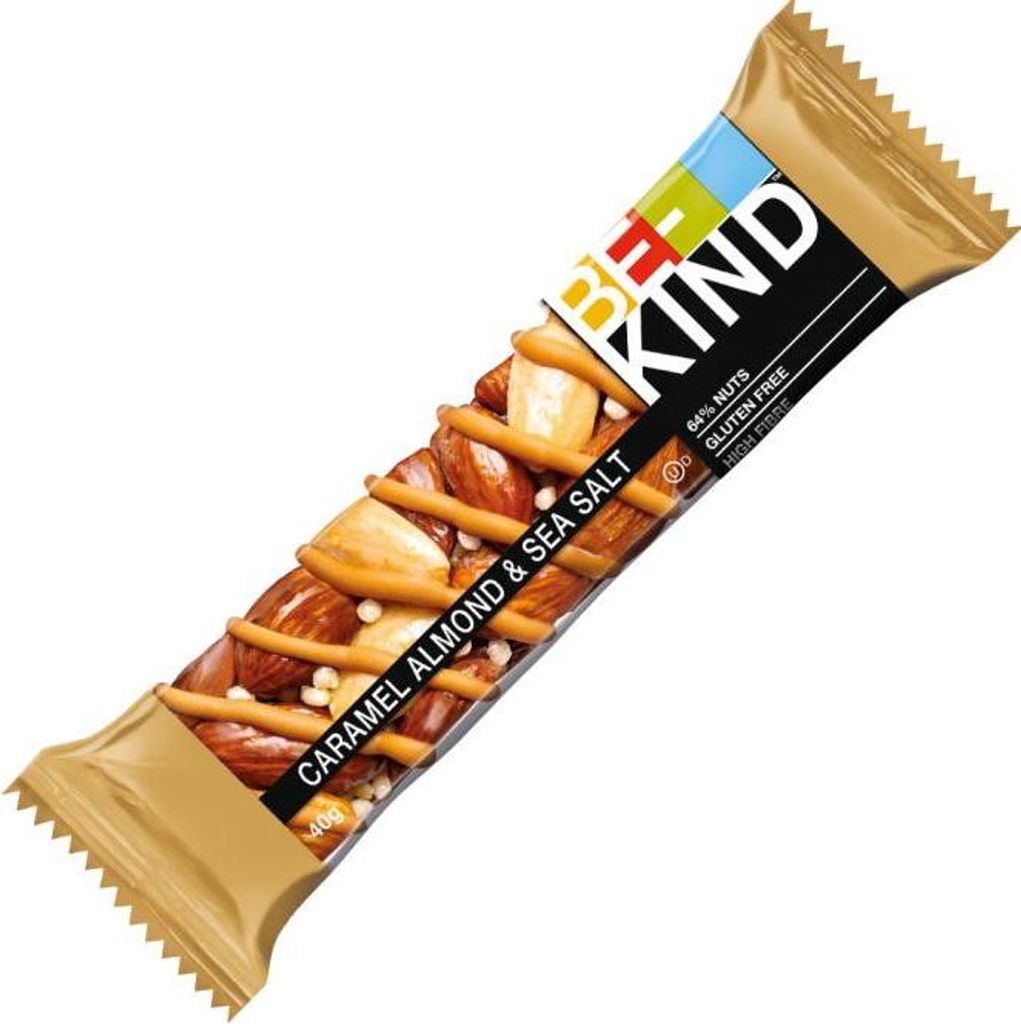 BE KIND Caramel Almond and Sea Salt Nuss Riegel glutenfrei Produktbild 