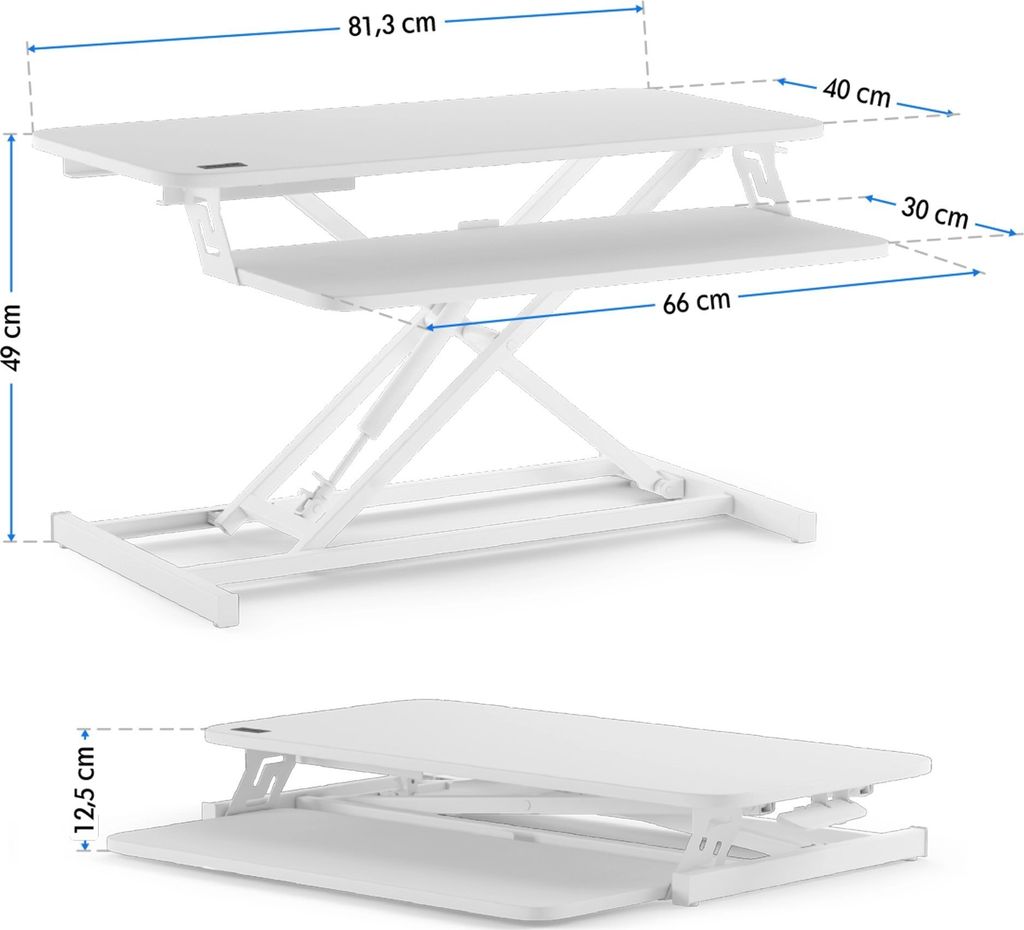 SENSE7 Desktop Converter Ergonomický stojan Stand Desk Obrázek produktu 3