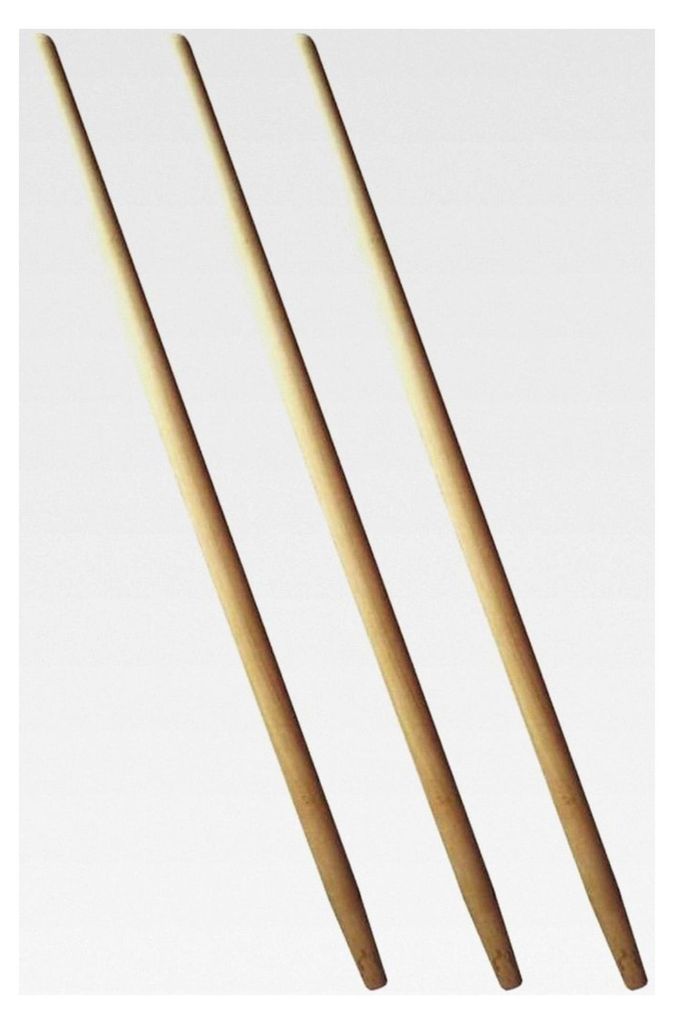 3 x Spatenstiele Grabegabel Holzstiel 130 cm Set Ø 3,7 cm