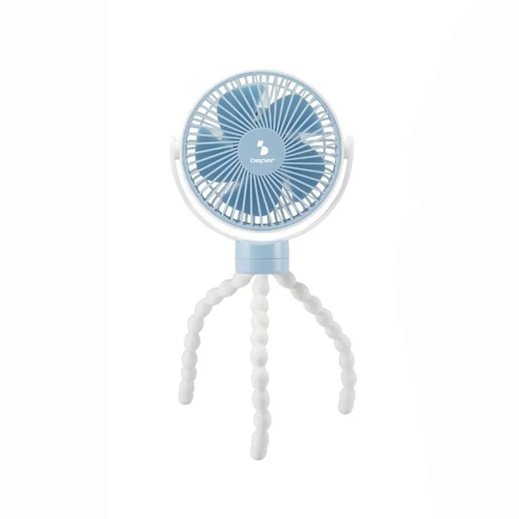 Fini la chaleur : mini-ventilateur flexible rechargeable et LED veilleuse