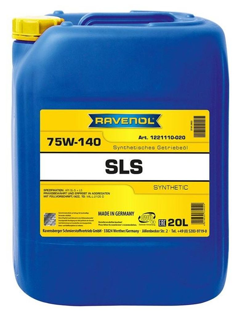 RAVENOL Differential-Öl 1221110-020-01-999 für OPEL ARENA Kasten (TB, TF) 20L Kanister