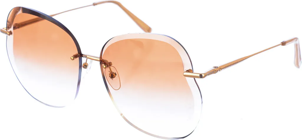 Longchamp LO160S 707 Occhiali da Sole Donna Oro - Lenti Sfumate 65mm