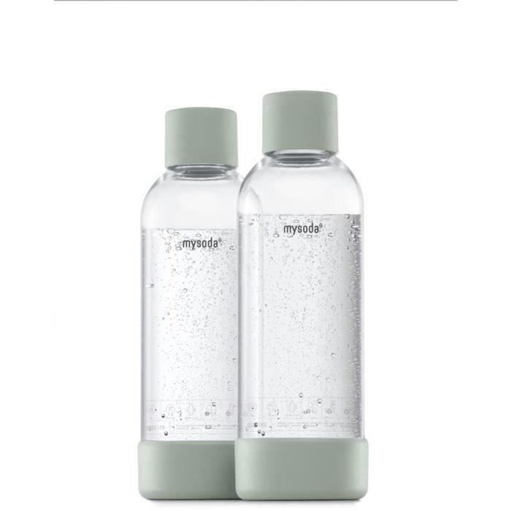 Mysoda Wasserflasche Taube 1L 2er-Pack US