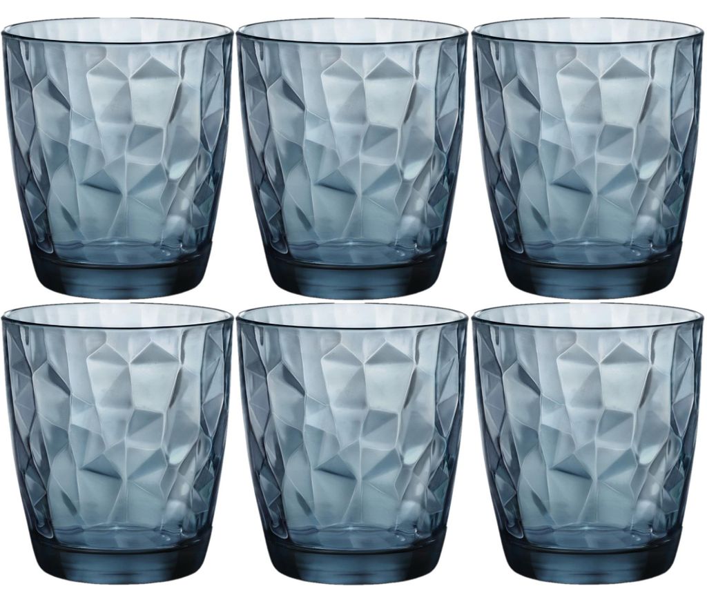 Bormioli Rocco 6er-Set Diamond Wassergläser, Kl. 30,5, Produktbild 