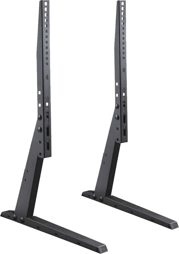 Support de Table pour Téléviseur LED et LCD Pied de Remplacement Noir