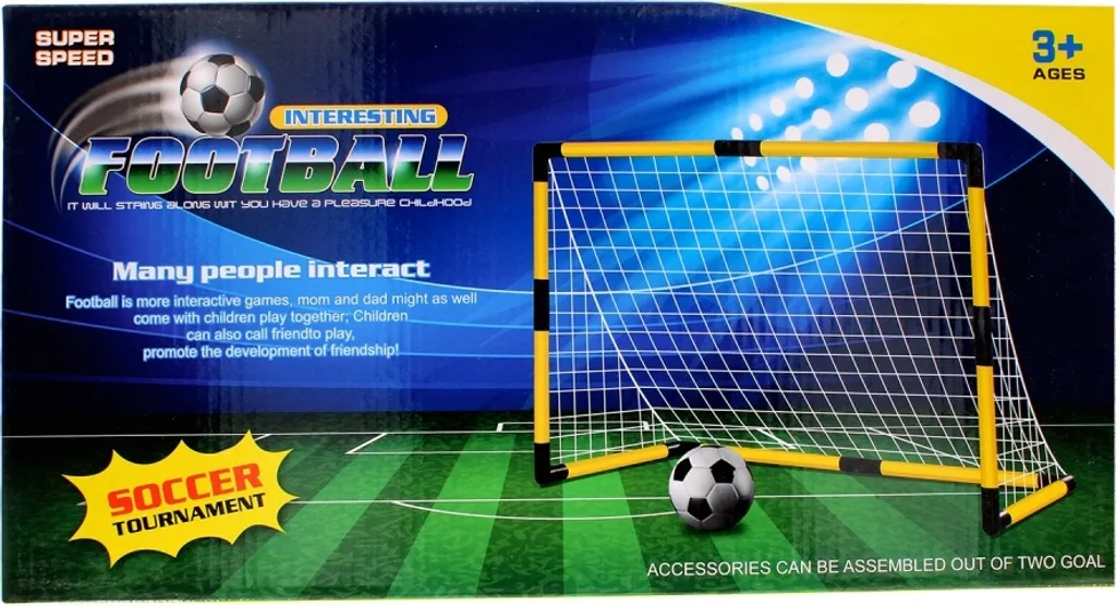 But de football avec accessoires complets pour entraînement de précision