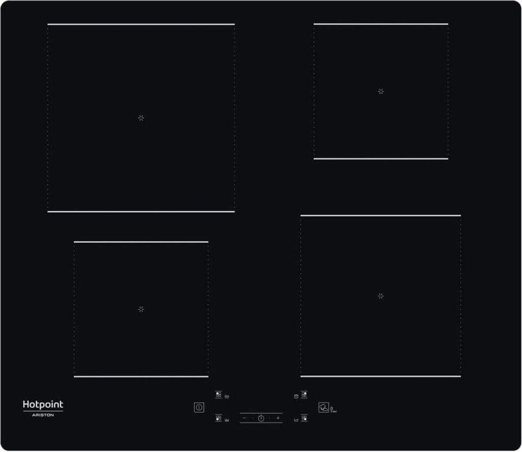 Hotpoint HQ 2260S NE Schwarz Integriert 59 cm Zonen-Induktionskochfeld 4 Zone(n)