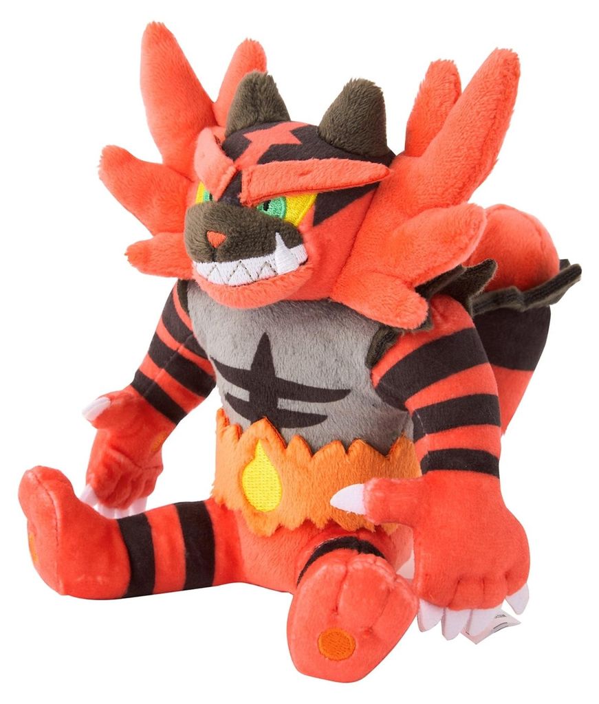 Pokemon Fuegro Kuscheltier - 18 cm Plüschtier Incineroar