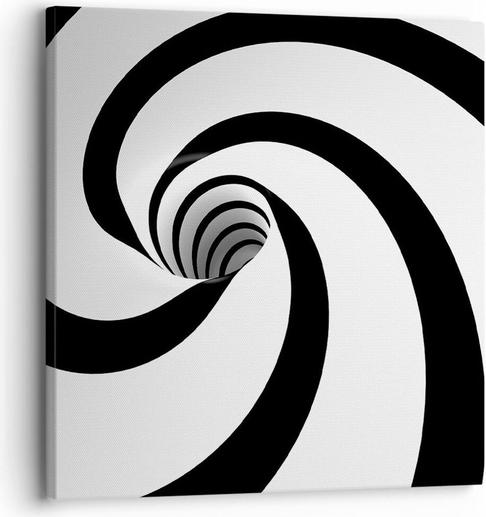 Bild auf Leinwand - Leinwandbild - Spirale Streifen Produktbild 
