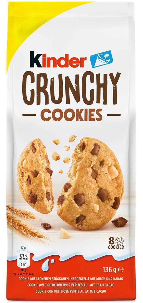 kinder Crunchy Cookies 136g Produktbild 