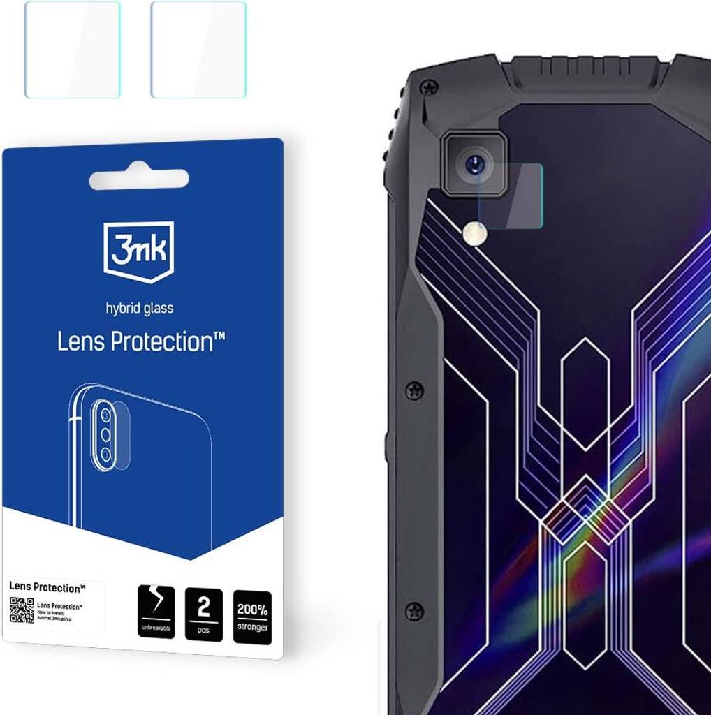 3mk Hybridglas Lens Protection für Cubot King Kong Mini 3 Kamera Objektiv Kameralinse 6H (4 Stück)