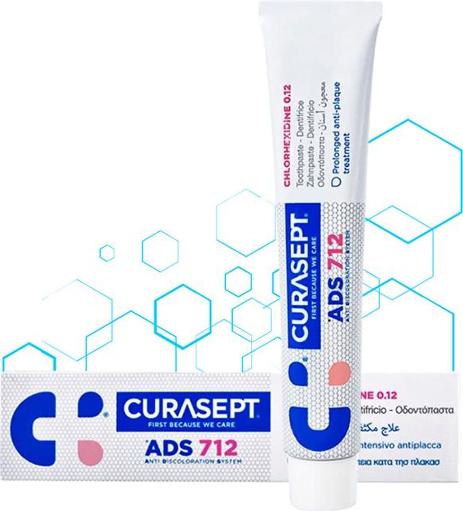 Curasept dentifrice 0,12% Chx Ads 712 75 ml Image du produit 