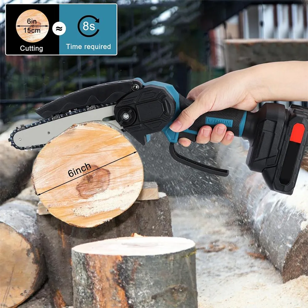 Tronçonneuse électrique pour taille de branches et bois de chauffage EU - 4