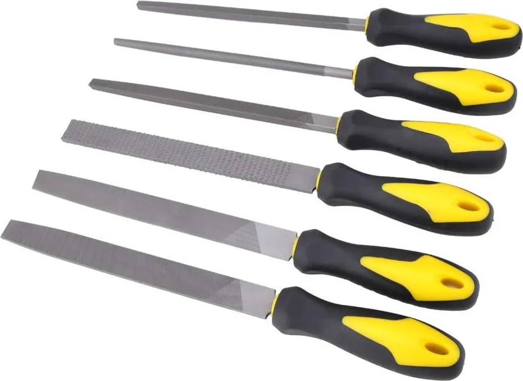 Ajustez vos pièces avec ce jeu de 6 limes de 20 cm multi-usages - 3
