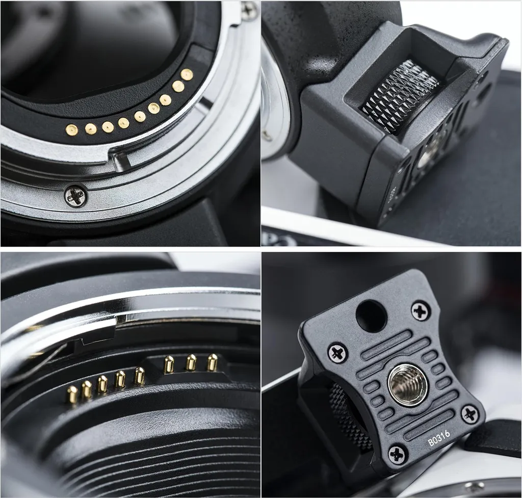 Adaptateur Objectif Autofocus EF-EOS M en Métal pour Boîtiers Canon EOS M - 3