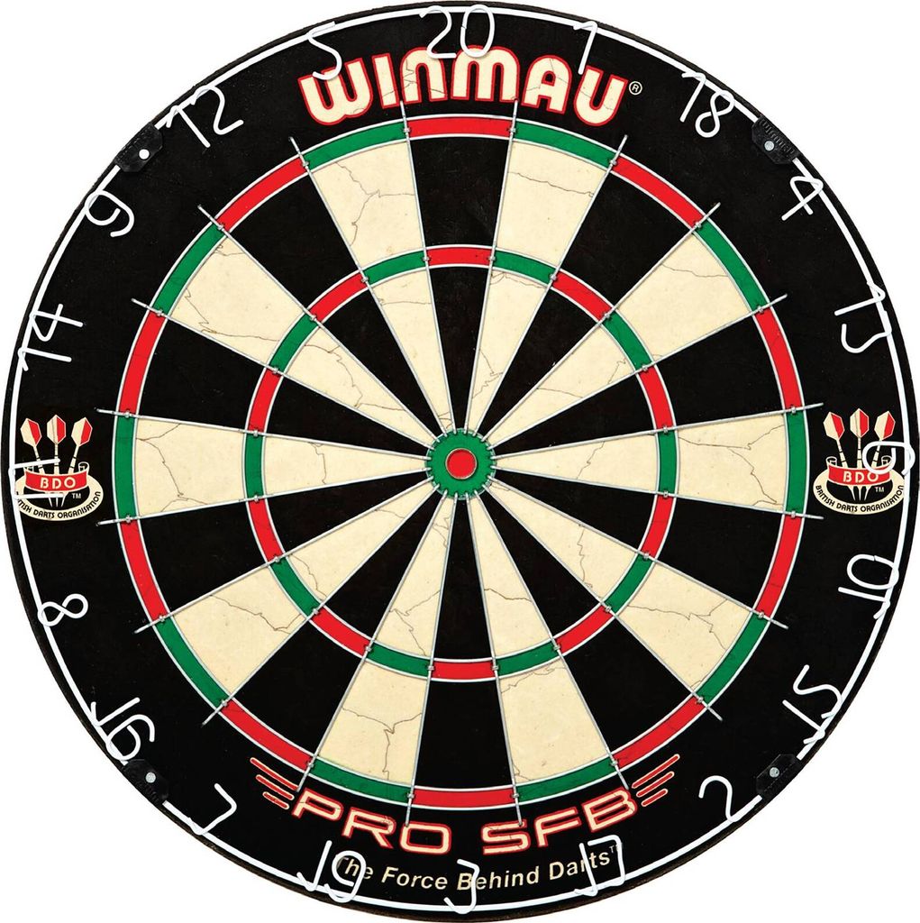 WINMAU Steeldartboard PRO SFB Bristle – Sisal Dartscheibe Produktbild 
