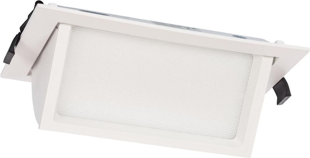 LED Downlight Einbaustrahler Schwenkbar Rechteckig 46W Chip 120 lm/W CCT Ausschnitt 210X125 mm No Flicker 3000K Warmweiß