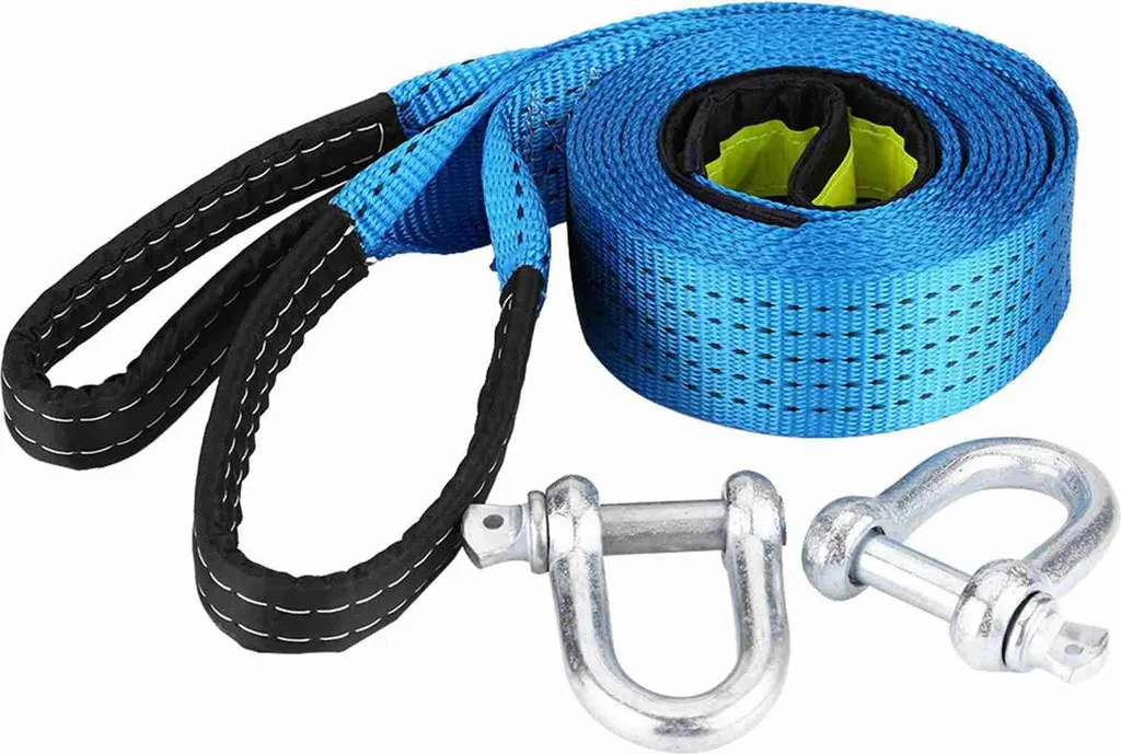 Sangle de Remorquage Professionnelle 8T 5m pour Dépannage Automobile - 2