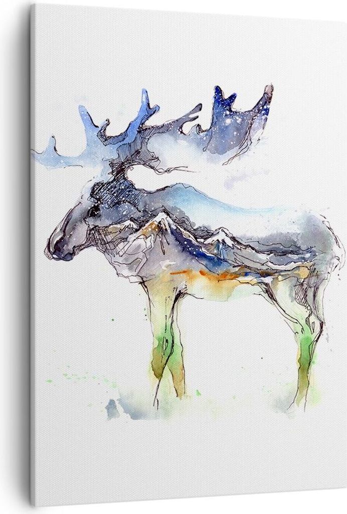Bild auf Leinwand - Leinwandbild - Einteilig - Moose Berge Produktbild 