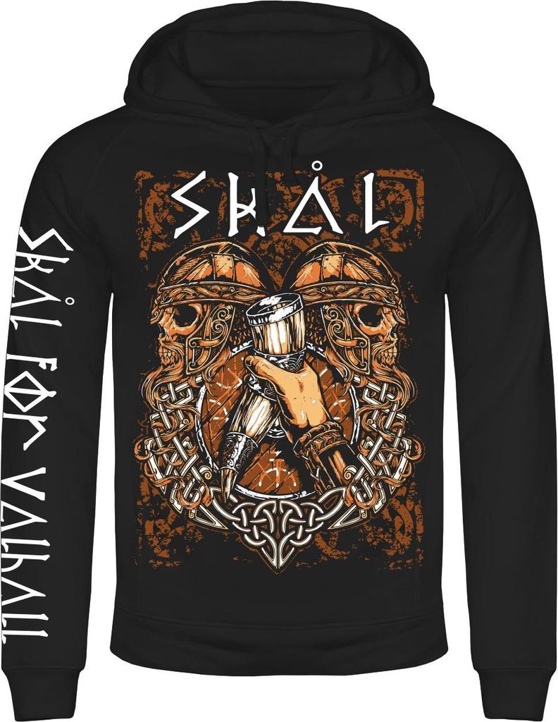 Herren Kapuzenpullover Skal for Valhall