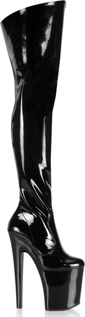 XTREME-3010 Damen Boots von Pleaser, Schwarz EU 39, US 9