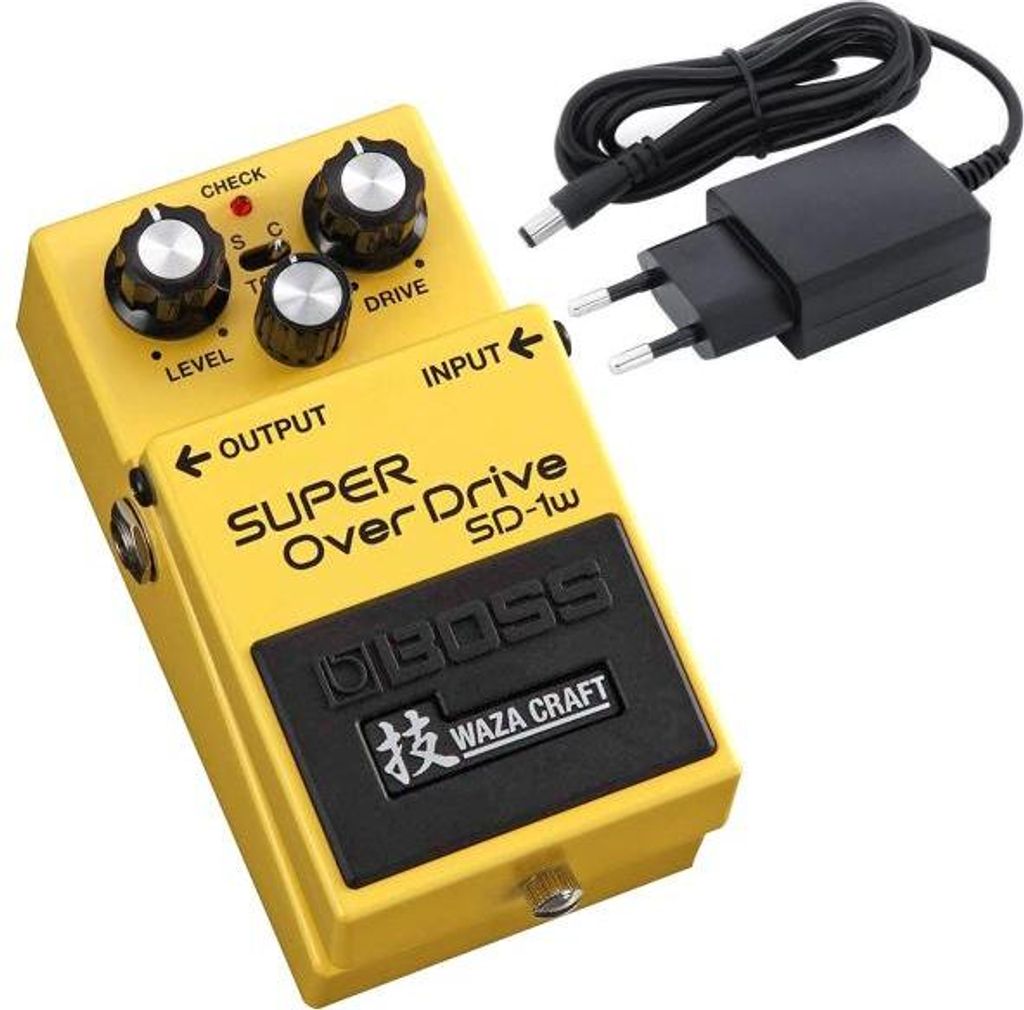 Boss SD-1W Super Overdrive Waza Edition mit Netzteil