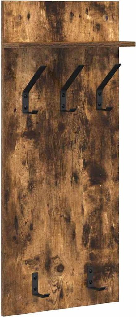 Wandmontierter nachttisch Geräucherte Eiche 40 x 10 x 90 cm