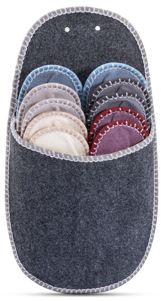 ONVAYA® ABS Guest Slipper | Slippers Set Felt 11 stuks. Productafbeelding 