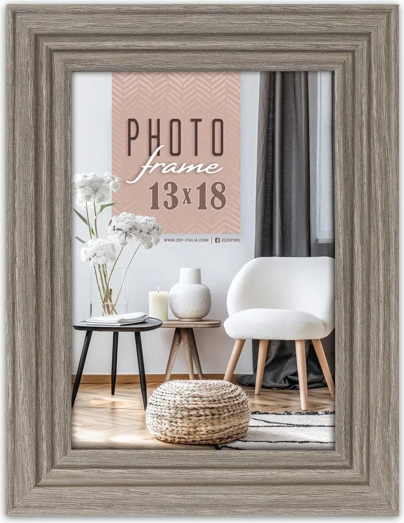 Cadre photo en bois durable pour protéger vos clichés du jaunissement