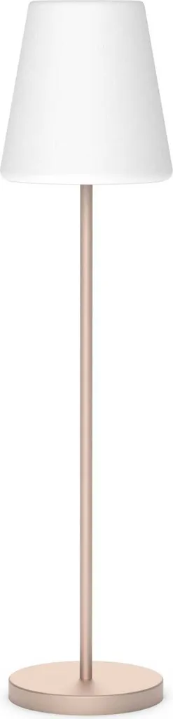 Lampadaire LED extérieur et intérieur Lola Slim 180 Or Rose haute taille