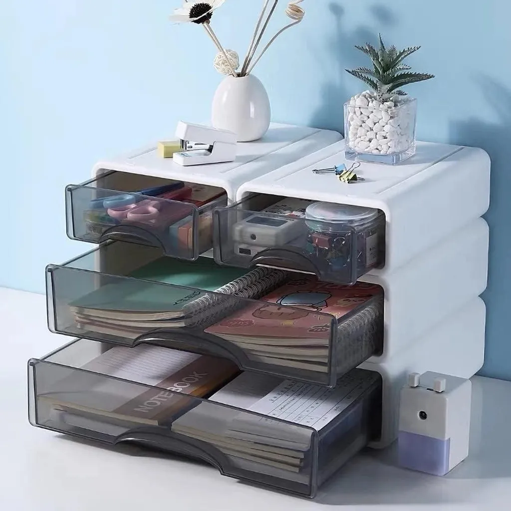 Rangement bureau pour télétravail : organiseur A4 et stylos gain de place
