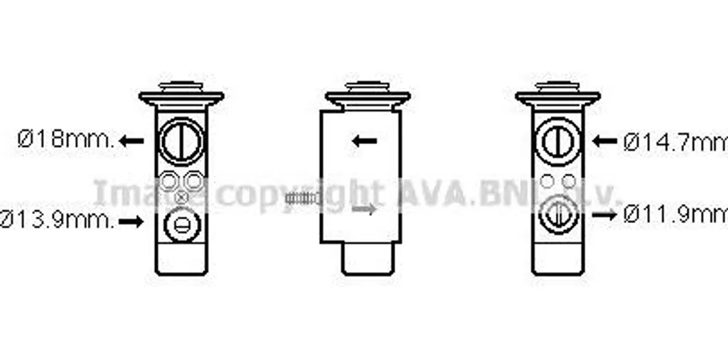 Problème clim X5 X6 ? Soupape de détente 64116968202 pour air frais
