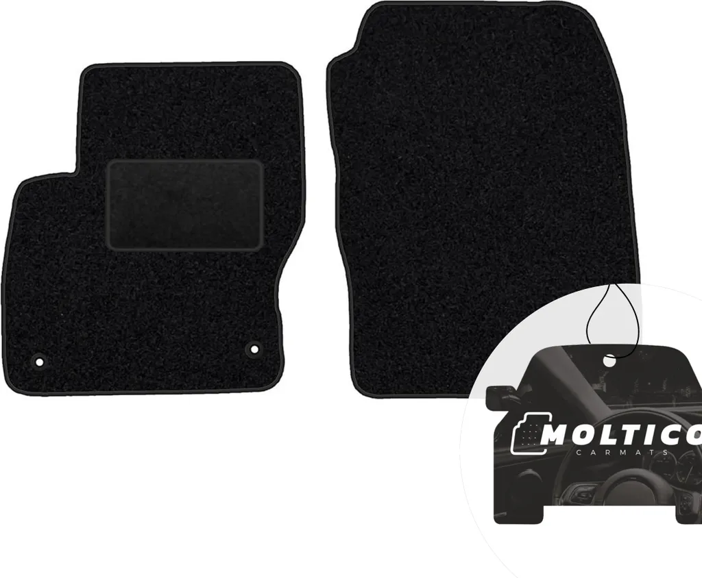 Set 2 Tappetini Anteriori in Velluto per Ford Focus III 2011-2018