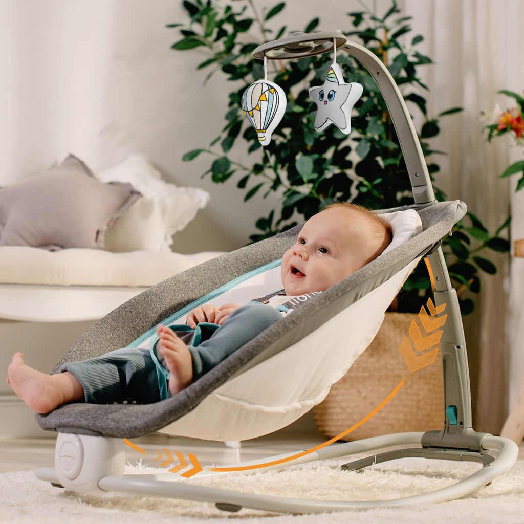 Lionelo Pascal Detská hojdačka Baby Nest Detská hojdačka Obrázok produktu 8