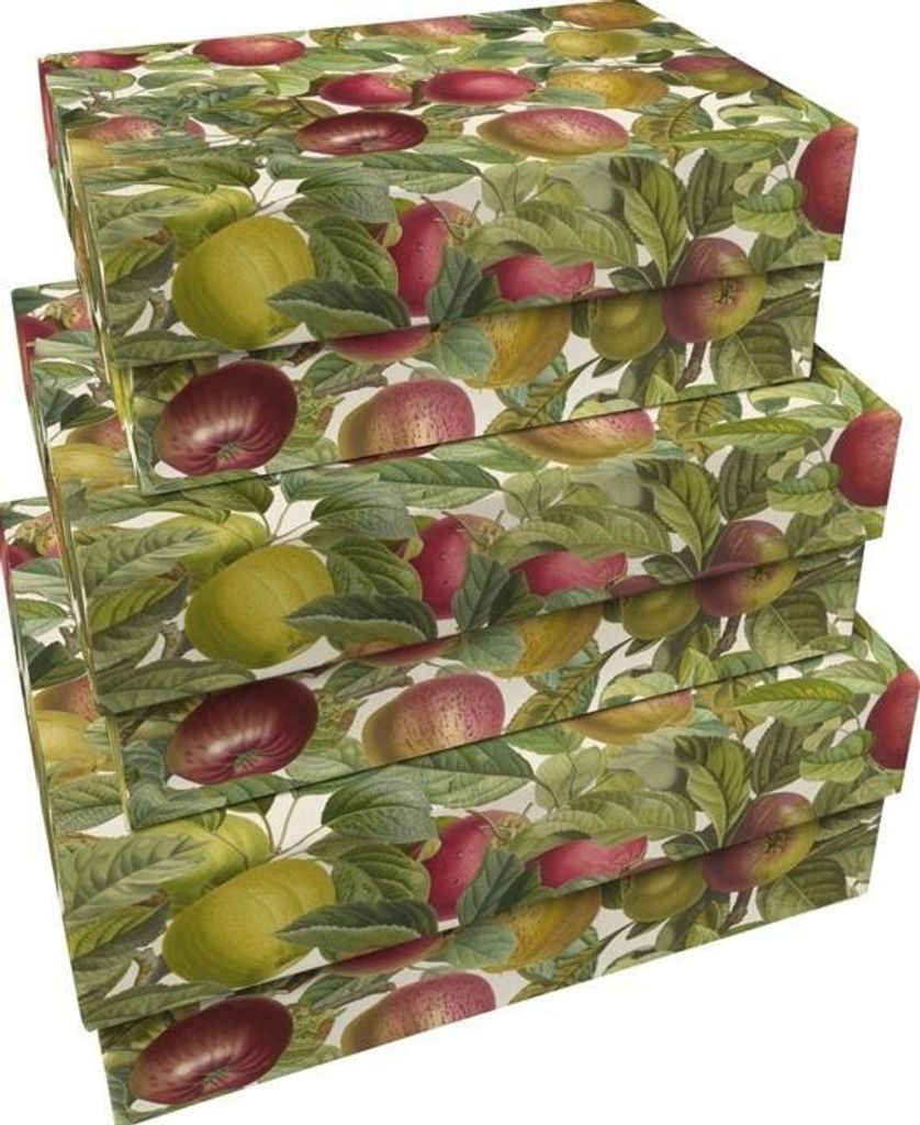 Dekorative Schachteln „Apfelbaum“, 3er-Set – Skona Ting