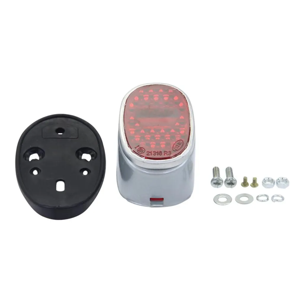 Feu arrière rétro Kreidler Amazone type Hella avec support métallique