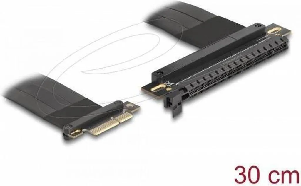 Riser PCI Express 3.0 x4 vers x16 Delock : Fixez vos problèmes d'espace